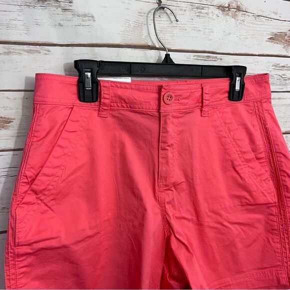 Eddie Bauer Neon Pink Aspire Chino Shorts NWT Outdoor Hiking Active Athletic - Picture 2 of 5